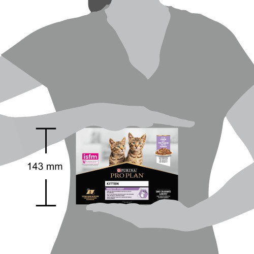 Вологий корм для кошенят Pro Plan Kitten Healthy Start 10 pouch х 85 г - індичка