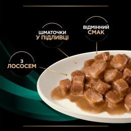 Вологий корм пауч для котів при захворюваннях шлунково-кишкового тракту Pro Plan Veterinary Diets EN Gastrointestinal (лосось) 85 г*10 шт 