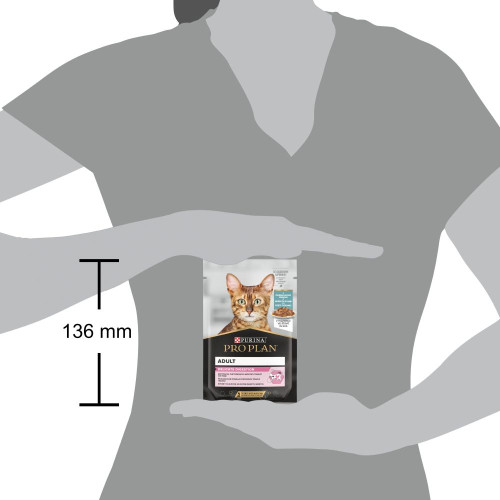 Вологий корм для котів ProPlan Delicate Cat pouch 85 г (океанічна риба)