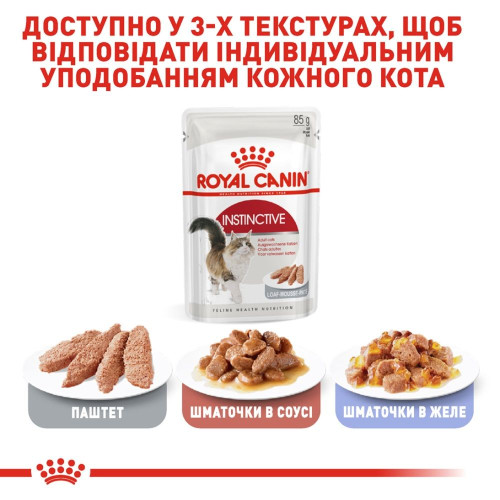 Вологий корм для котів Royal Canin Instinctive loaf pouch 85 г - домашня птиця