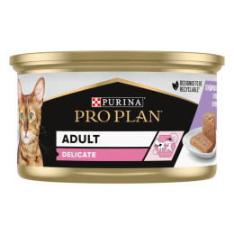 Вологий корм для котів Pro Plan Delicate Adult 85 г - індичка