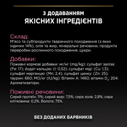 Вологий корм для котів Pro Plan Delicate Adult 85 г - індичка