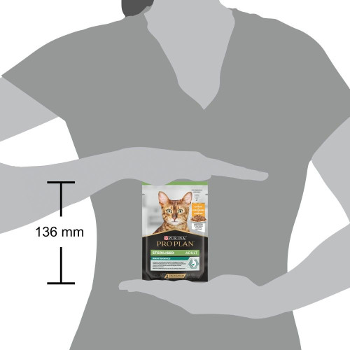 Вологий корм для котів Pro Plan Sterilized Adult pouch 85 г - курка