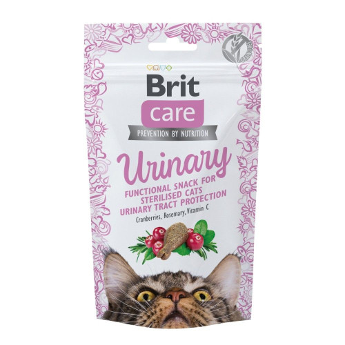 Ласощі для котів Brit Care Urinary 50 г - індичка, журавлина та розмарин