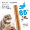 Ласощі для котів Club 4 Paws м'ясна паличка 5 г (лосось та тріска)