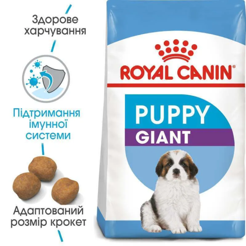 Сухий корм для цуценят Royal Canin Giant Puppy 15 кг - домашня птиця