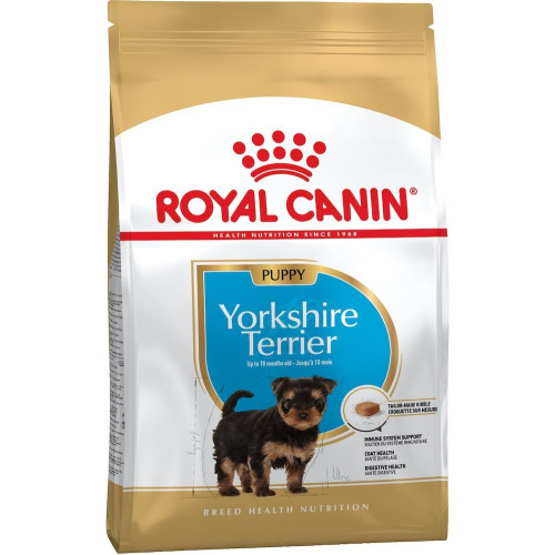 Набір корму для цуценят Royal Canin Yorkshire Puppy 1,5 кг + 4 pouch - домашня птиця