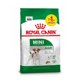 Сухий корм для собак Royal Canin Mini Adult 7+1 кг - домашня птиця