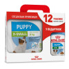 Акционный набор для собак Royal Canin X-Small Puppy 3 кг + Royal Canin Mini Puppy wet 12 шт х 85 г - домашняя птица