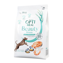 Cухий беззерновий корм для собак усіх порід Optimeal Beauty Fitness Healthy Weight & Joints 1,5 кг (морепродукти)