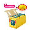 Набір для собак сухий корм Josera Light & Vital 0,9 кг x 5 шт - домашній птах + Миска силіконова дорожня Josera 300 мл (жовта)