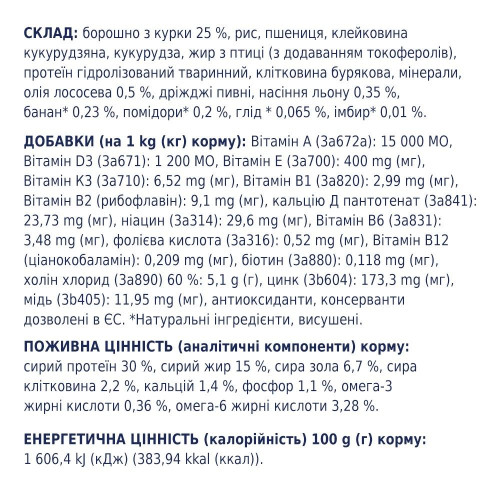 Сухий корм для активних собак усіх порід Club 4 Paws Premium 14 кг (курка)