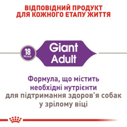 Сухий корм для соба Royal Canin Giant Adult 12 кг + 3 кг - домашня птиця