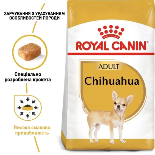 Сухий корм для собак Royal Canin Chihuahua Adult 1,5 кг + 500 г - домашня птиця