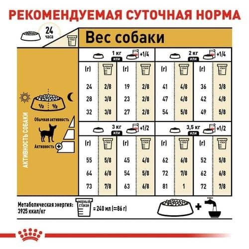 Сухий корм для дорослих собак породи чихуахуа Royal Canin Chihuahua Adult 1,5 кг + контейнер у подарунок - домашня птиця