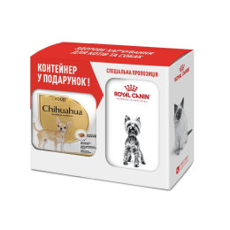 Сухий корм для дорослих собак породи чихуахуа Royal Canin Chihuahua Adult 1,5 кг + контейнер у подарунок - домашня птиця