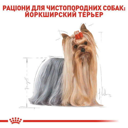 Сухий корм для дорослих собак породи йоркширський тер'єр Royal Canin Yorkshire Terrier Adult 7,5 кг - домашня птиця