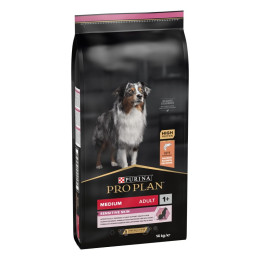 Сухий корм для собак ProPlan Medium Sensitive Skin 14 кг - лосось