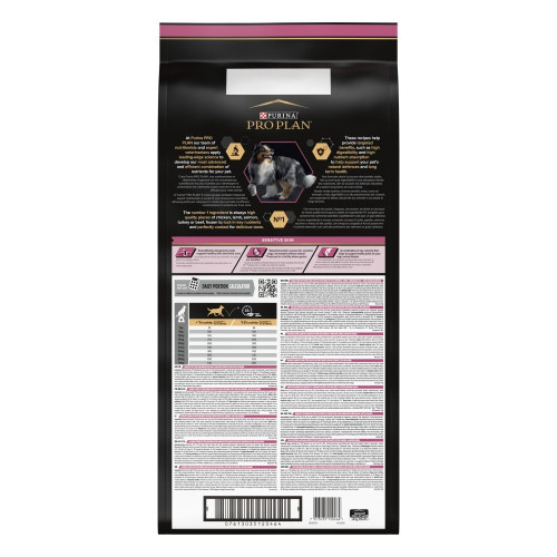 Сухий корм для собак ProPlan Medium Sensitive Skin 14 кг - лосось