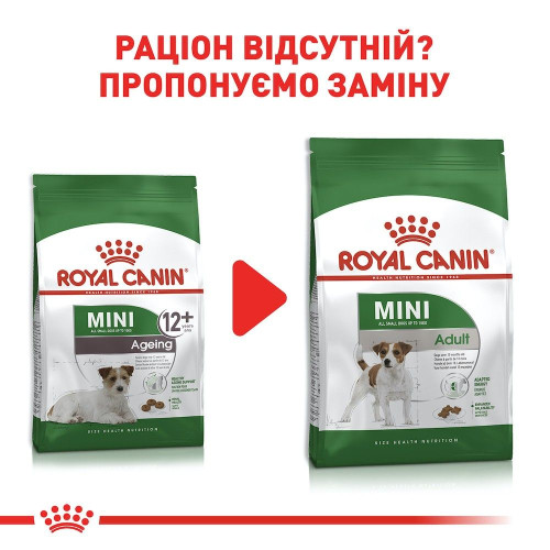 Сухий корм для літніх собак малих порід Royal Canin Mini Ageing 12+, 1,5 кг - домашня птиця