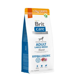 Сухий корм для собак Brit Care Dog Hypoallergenic Adult Large Breed 12+2 кг - ягня