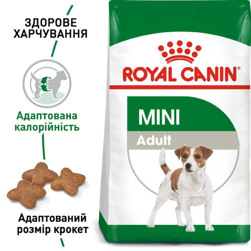 Сухий корм для собак дрібних порід Royal Canin Mini Adult 8 кг - домашня птиця