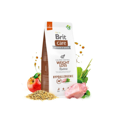 Сухий корм для собак із зайвою вагою Brit Care Dog Hypoallergenic Weight Loss| (кролик) 3 кг