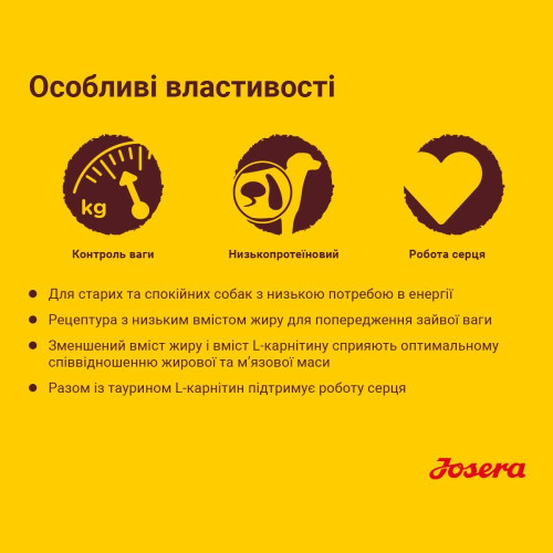 Сухий корм для собак Josera Balance Senior 900 г - домашня птиця