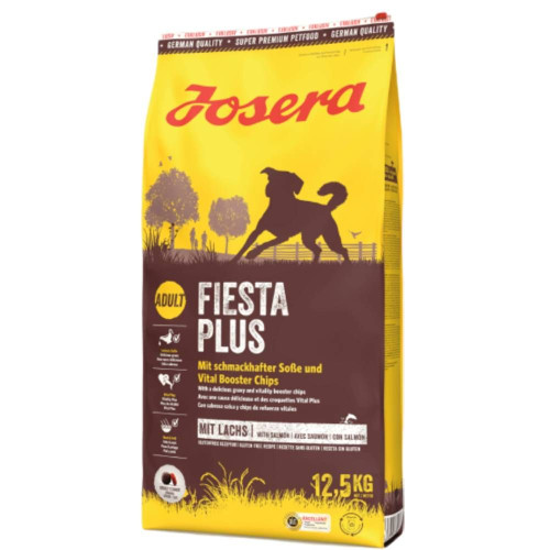 Сухий корм для собак Josera FiestaPlus Adult 12,5 кг - домашня птиця та лосось