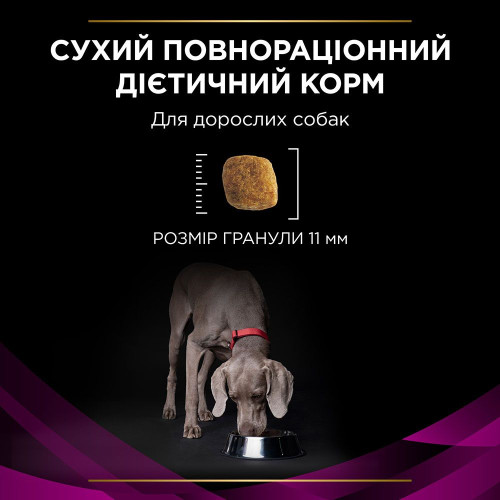 Сухий корм для собак при захворюваннях сечовивідних шляхів Pro Plan Veterinary Diets Urinary 1,5 кг (курка)
