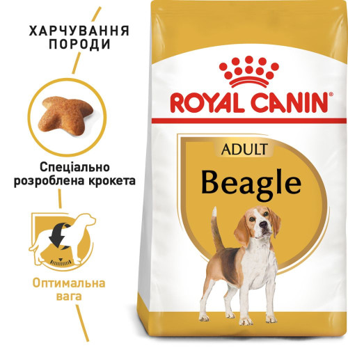 Сухий корм для собак Royal Canin Beagle Adult 3 кг - домашня птиця