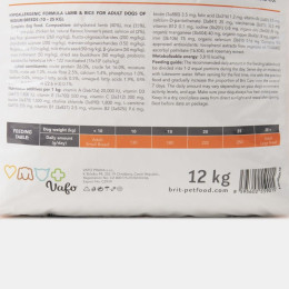 Сухий корм для собак Brit Care Dog Hypoallergenic Adult Medium Breed 12 кг - ягня