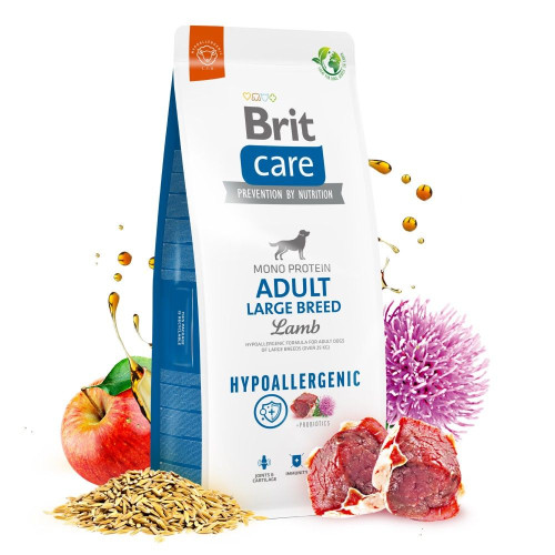 Сухий корм для собак Brit Care Dog Hypoallergenic Adult Large Breed 12 кг - ягня