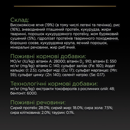 Сухий корм для собак Pro Plan Large Athletic 14 кг - ягня
