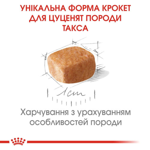 Сухий корм для цуценят породи такса Royal Canin Dachshund Puppy 1,5 кг - домашня птиця