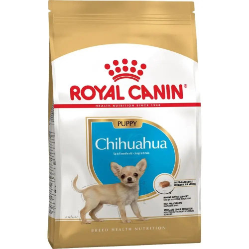 Набір корму для цуценят Royal Canin Chihuahua Puppy 1,5 кг + 4 pouch - домашня птиця