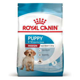 Сухий корм для цуценят середніх порід Royal Canin Medium Puppy 15 кг - домашня птиця