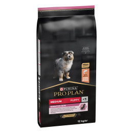 Сухий корм для цуценят Pro Plan Puppy Medium Sensitive Skin, 12 кг - лосось