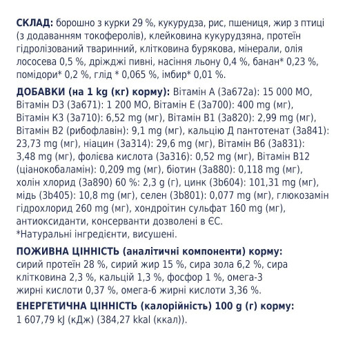 Сухий корм для цуценят великих порід Club 4 Paws Premium 14 кг (курка)