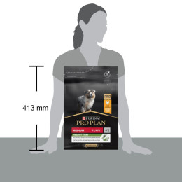 Сухий корм для цуценят та молодих собак Pro Plan Puppy Medium 3 кг - курка
