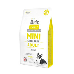 Сухий корм для собак Brit Care Grain Free Mini Adult 2 кг - ягня