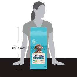 Сухий корм для цуценят та молодих собак великих порід Dog Chow Puppy Large Breed Turkey 14 кг (індичка)