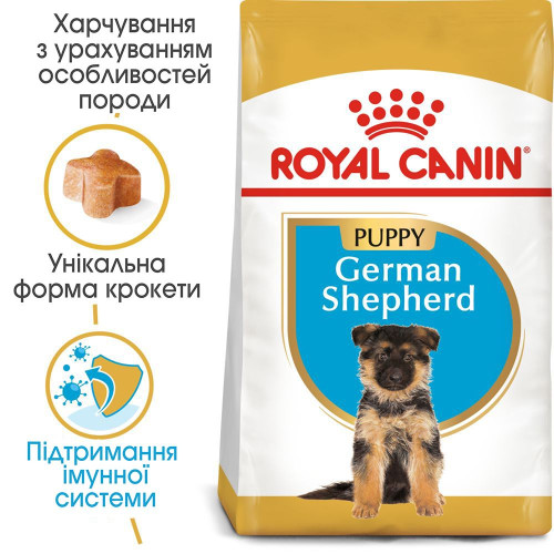 Сухий корм для цуценят породи німецька вівчарка Royal Canin German Shepherd Puppy 3 кг - домашня птиця