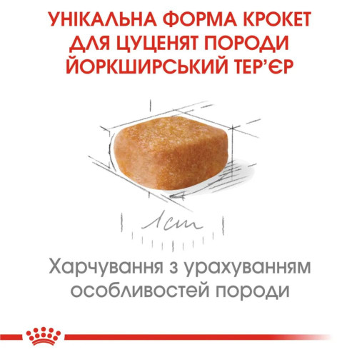 Сухий корм для цуценят Royal Canin Yorkshire Puppy 1,5 кг + 500 г - домашня птиця