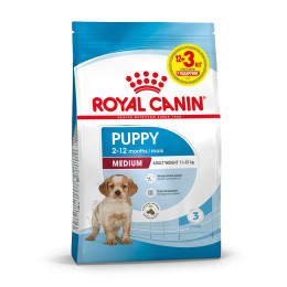 Сухий корм для цуценят Royal Canin Medium Puppy 12+3 кг - домашня птиця