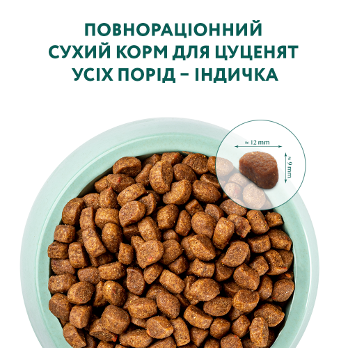 Сухий корм для цуценят всіх порід Optimeal 12 кг (індичка)