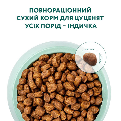 Сухий корм для цуценят всіх порід Optimeal 650 г (індичка)