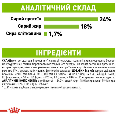 Сухий корм для дорослих собак дрібних порід Royal Canin X-Small Adult 3 кг - домашня птиця
