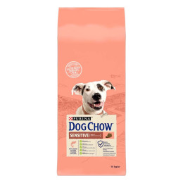Сухий корм для дорослих собак із чутливим травленням Dog Chow Sensetive 14 кг (лосось)