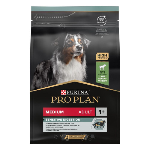 Сухий корм для собак ProPlan Medium Sensitive 3 кг - ягня